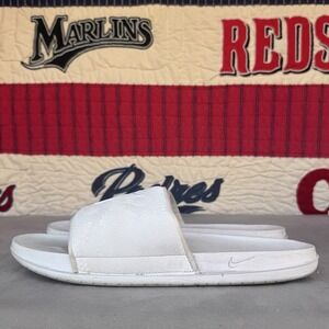 Size 17 - Nike Kobe Offcourt Slides Triple White IF2870-100